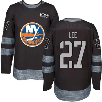 Men's Anders Lee New York Islanders 1917-2017 100th Anniversary Jersey - Black Authentic