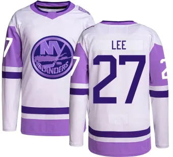 Men's Anders Lee New York Islanders Hockey Fights Cancer Jersey - Authentic