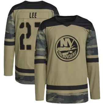 Men's Anders Lee New York Islanders Military Appreciation Practice Jersey - Camo Authentic