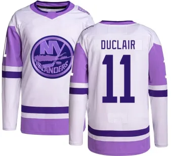 Men's Anthony Duclair New York Islanders Hockey Fights Cancer Jersey - Authentic