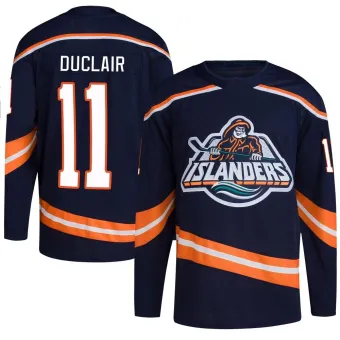 Men's Anthony Duclair New York Islanders Reverse Retro 2.0 Jersey - Navy Authentic