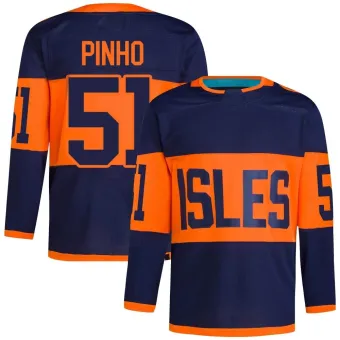 Men's Brian Pinho New York Islanders 2024 Stadium Series Primegreen Jersey - Navy Authentic