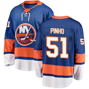 Men's Brian Pinho New York Islanders Home Jersey - Blue Breakaway