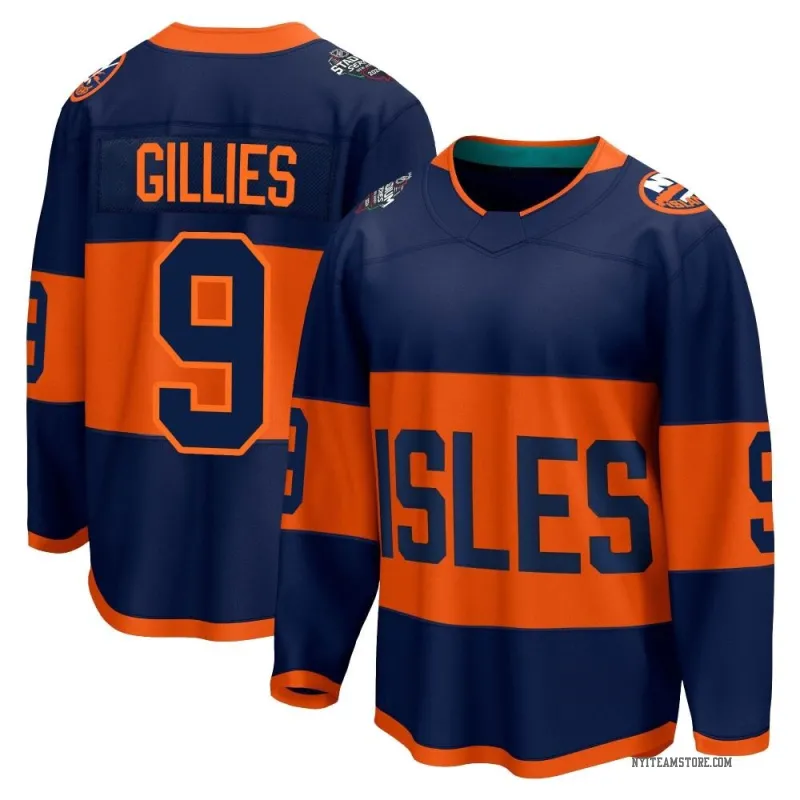 Men s Clark Gillies New York Islanders 2024 Stadium Series Jersey Navy Breakaway Islanders Store