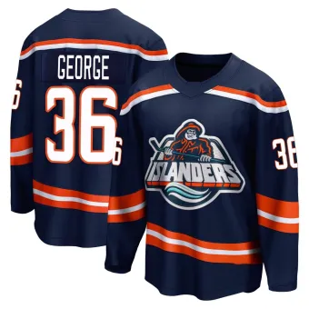 Men's Isaiah George New York Islanders Special Edition 2.0 Jersey - Navy Breakaway