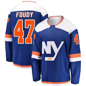 Men's Liam Foudy New York Islanders Alternate Jersey - Blue Breakaway