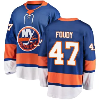 Men's Liam Foudy New York Islanders Home Jersey - Blue Breakaway