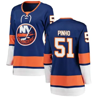 Women's Brian Pinho New York Islanders Home Jersey - Blue Breakaway