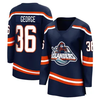 Women's Isaiah George New York Islanders Special Edition 2.0 Jersey - Navy Breakaway