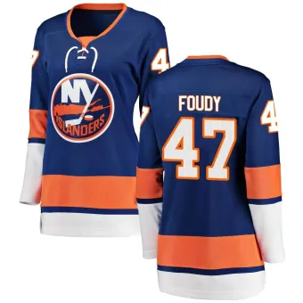 Women's Liam Foudy New York Islanders Home Jersey - Blue Breakaway