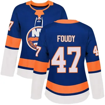 Women's Liam Foudy New York Islanders Home Jersey - Royal Authentic